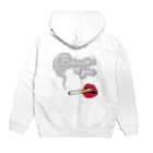 Because of YOUのcigarettes Hoodie:back