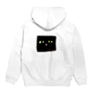 okappa_catの黒猫 Hoodie:back