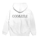 CODAZZLEのロゴグッズ パーカーの裏面