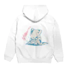 村川 里のねるねこ2 Hoodie:back