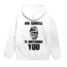 inoue_123のBIG GORILLA IS WATCHING YOU Hoodie:back