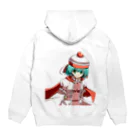 RELAXY のスミレ　アニメオリジナルキャラクター Hoodie:back