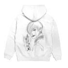 Sayaka のlighter boy Hoodie:back