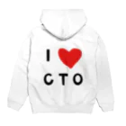 chobi_eのI♥CTOパーカー Hoodie:back