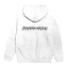 HEROバリアフリープロレスのHERO立体ロゴ Hoodie:back