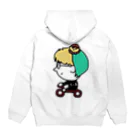 たこ虎しろちゃんのたこ虎しろちゃん Hoodie:back