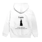 Lapin のLapin  original グッズ Hoodie:back