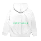 CHARITEEの#STAYHOME Hoodie:back