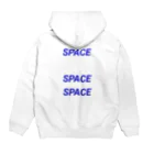 saraquaarinaのSPACE パーカーの裏面