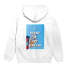 keitaのI WANT A ICE CREAM Hoodie:back