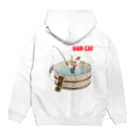 Rock catのBAD CAT 釣り Hoodie:back