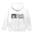 ＊あり＊の虹色創世記の４コマ漫画切り抜き６ Hoodie:back