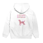 onehappinessのラブラドールレトリバーとデイジー Hoodie:back