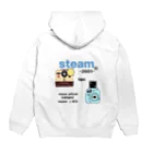 cycleのsteam  film  パーカー Hoodie:back