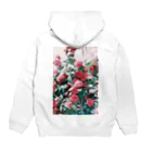 SHNTRのNOSTALGIC RED ROSES  Hoodie:back