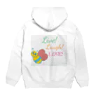 lifejourneycolorfulのLive Laugh Love Hoodie:back