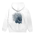 K.tskdのPorcupine  Hoodie:back