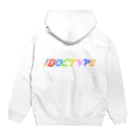 !DOCTYPEの！DOCTYPE ロゴ Hoodie:back