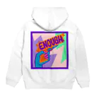 Mieko_KawasakiのENOUGH IS ENOUGH!!! ANTI GUN VIOLENCE Hoodie:back