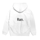 Ran.のCoffee time Hoodie:back