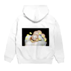 府中さくらい歯科のタンスちゃんのC2バージョン Hoodie:back