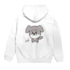 wafuniのゆるいぬ　（ネーム入り） Hoodie:back