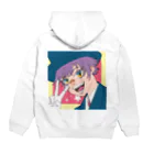 田団団長@ナマハゲダーのねこちゃんグッズ Hoodie:back