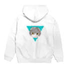 Kuwazuru’s ShopのLove cats-スコティッシュフォールド- Hoodie:back