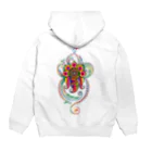 isao130の花 Hoodie:back