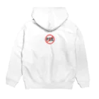 notのnot PSE (white ver.) Hoodie:back