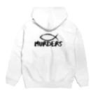 魚MURDERS公式SHOPの魚MUDERS Hoodie:back