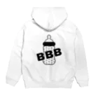 bluebeebarのBBB Hoodie:back