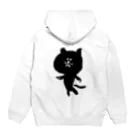 newmeの筆猫-fudeneko- Hoodie:back