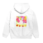 どるちぇ＊うさぎの《イラスト15》＊あまいゆめうさぎ＊ Hoodie:back