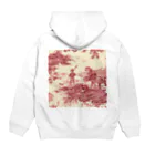 J. Jeffery Print Galleryのトワルドジュイ Toile de Jouy Hoodie:back