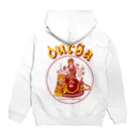 ITSUMItalkstoreのDURGA 赤×黄色（ズレ） Hoodie:back