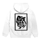 MaiNaのbutterflyyyy hoodie パーカーの裏面