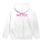 MY FITのevolution(PINK) Hoodie:back