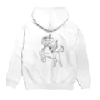 にしだまさひろのミノタウロスちゃん Hoodie:back