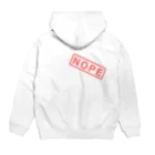 Bird -old pizza house-のLIKE or NOPE Hoodie:back