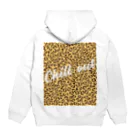 MY FITのChill out ヒョウ柄 Hoodie:back