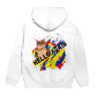 MOZNYAのHELLO!AGAIN Hoodie:back