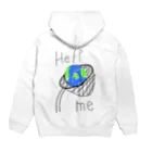 crazyのearth Hoodie:back