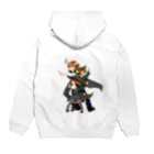 オレラビショップのオタクナイトキャラバン、上杉、中村、木下パーカー Hoodie:back