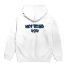 crow-jobsのNOT FOUND 404 Hoodie:back