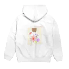 MAHALOnuiのありがとうのお花 Hoodie:back