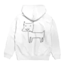 十文字の健気なdog Hoodie:back