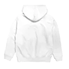 ネルネルテルネのアラベスク刺繡 ✸ ホワイト Hoodie:back