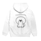 Wans Joie/ワンズジョワのふわもこビション Hoodie:back