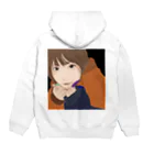 ハナナチョビンソン・D・プルルペロッチの彼女な子 Hoodie:back